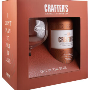 Crafter's Geschenkset Aromatic Flower Gin 70cl + 1 Copa-Glas