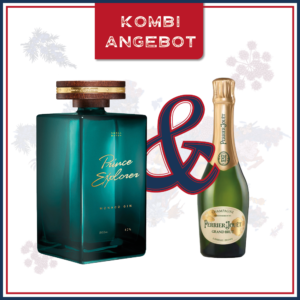 Prince Explorer Monaco Gin 50cl + Perrier-Jouët Grand Brut Champagne 37.5cl *Kombopack*